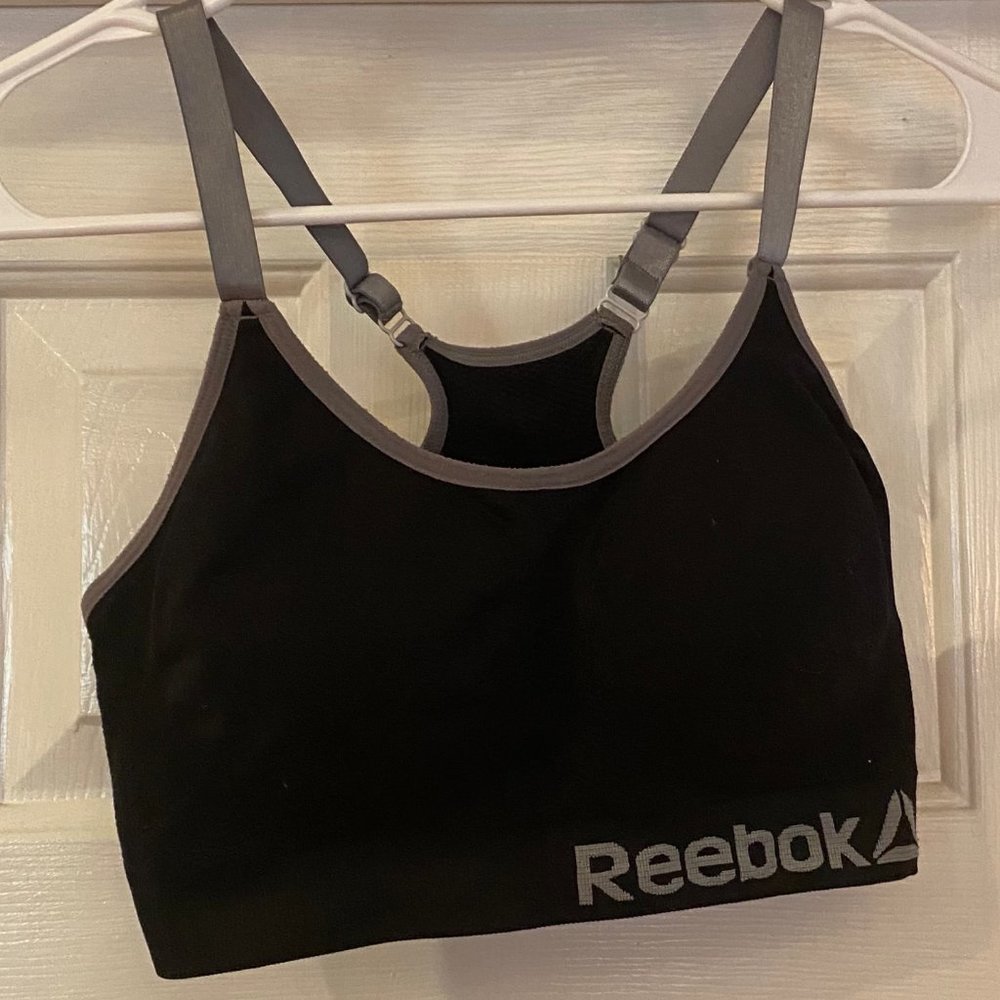 Black Reebok Sports Bra